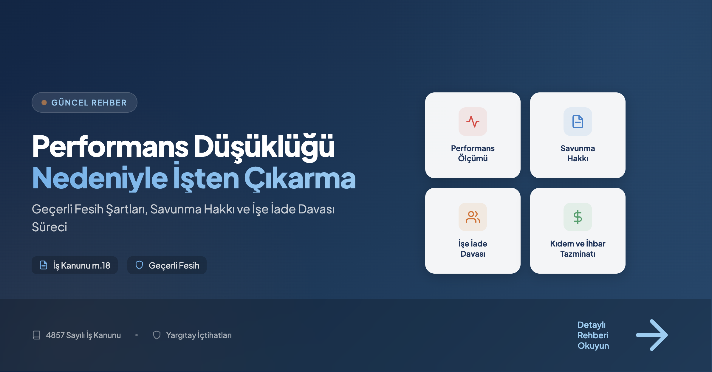 Performans Düşüklüğü Nedeniyle İş Sözleşmesi Fesih Edilebilir mi? : Şartlar ve Yasal Süreç